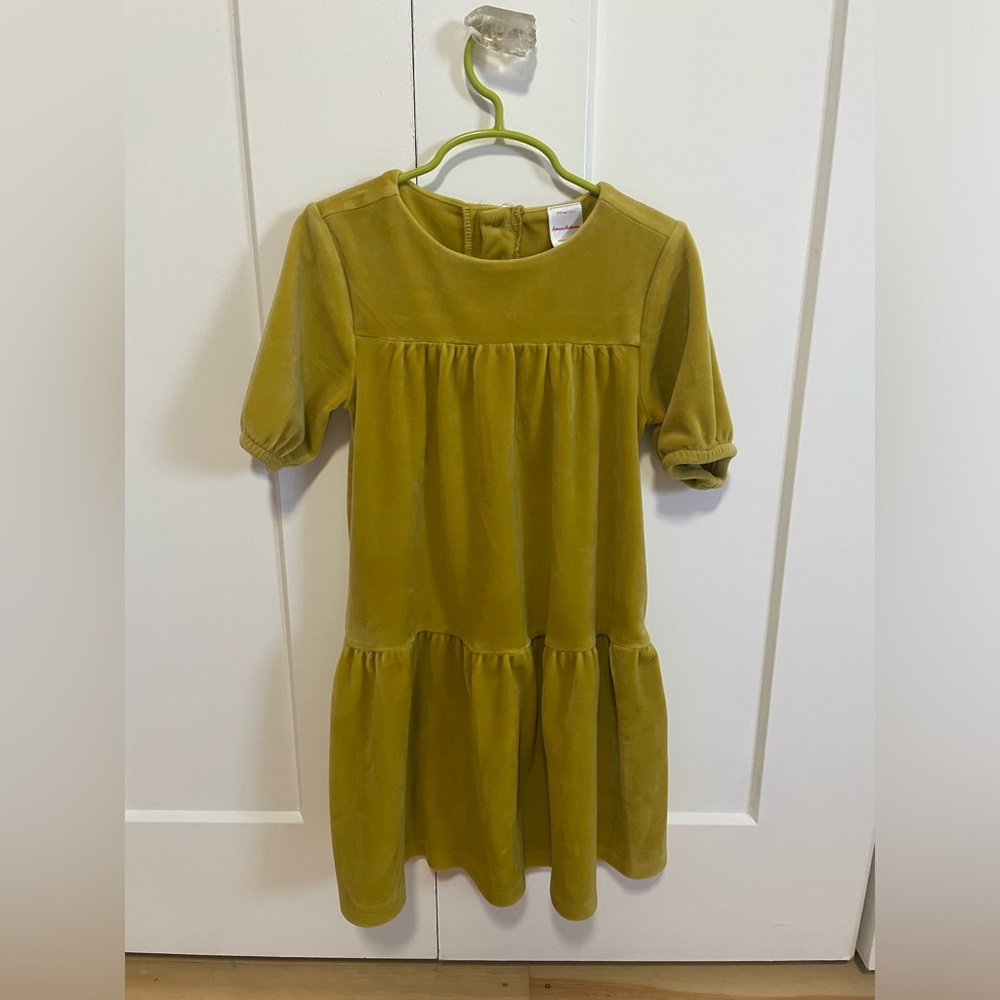 Hanna Andersson Velour Drop Waist Dress/Bell Pants (5)
